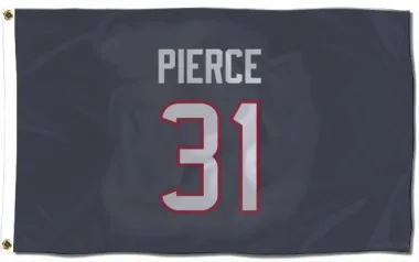 Navy Houston Texans Dameon Pierce   Flag (3 X 5)