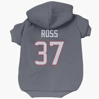 Navy Houston Texans D'Angelo Ross   Dog & Cat Pet Hoodie