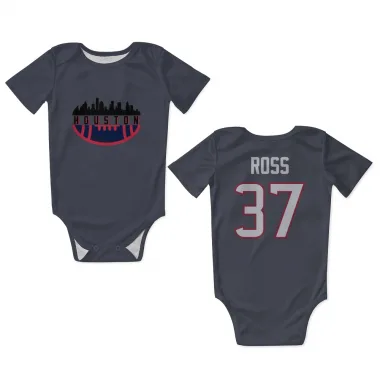 Navy Houston Texans D'Angelo Ross   Newborn & Infant Bodysuit