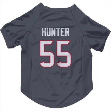 Navy Houston Texans Danielle Hunter   Dog & Cat Pet Jersey