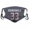 Navy Houston Texans Dare Ogunbowale   Face Mask