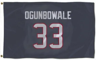 Navy Houston Texans Dare Ogunbowale   Flag (3 X 5)