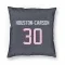 Navy Houston Texans DeAndre Houston-Carson   DeAndre -Carson  Pillow Cover (18 X 18)