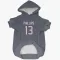 Navy Houston Texans Del'Shawn Phillips   Dog & Cat Pet Hoodie