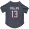 Navy Houston Texans Del'Shawn Phillips   Dog & Cat Pet Jersey