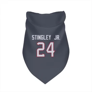 Navy Houston Texans Derek Stingley Jr.   Dog & Cat Pet Bandana