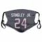 Navy Houston Texans Derek Stingley Jr.   Face Mask