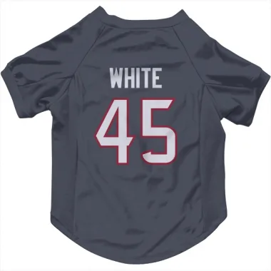 Navy Houston Texans Devin White   Dog & Cat Pet Jersey