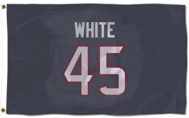 Navy Houston Texans Devin White   Flag (3 X 5)