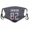 Navy Houston Texans Diontae Johnson   Face Mask