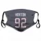 Navy Houston Texans Dylan Horton   Face Mask