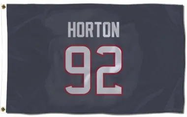 Navy Houston Texans Dylan Horton   Flag (3 X 5)