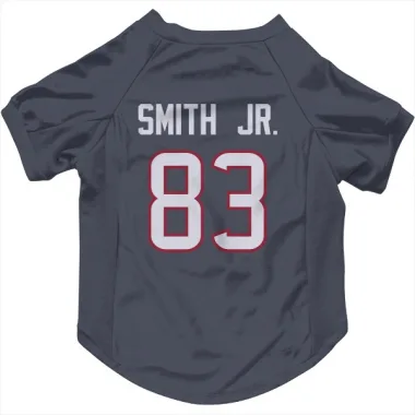 Navy Houston Texans Irv Smith Jr.   Dog & Cat Pet Jersey