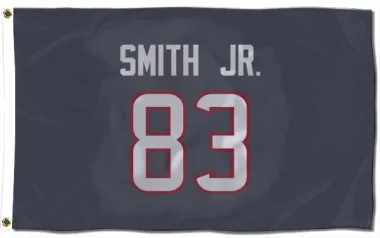 Navy Houston Texans Irv Smith Jr.   Flag (3 X 5)