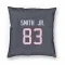 Navy Houston Texans Irv Smith Jr.   Pillow Cover (18 X 18)