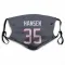 Navy Houston Texans Jake Hansen   Face Mask