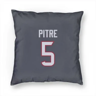 Navy Houston Texans Jalen Pitre   Pillow Cover (18 X 18)