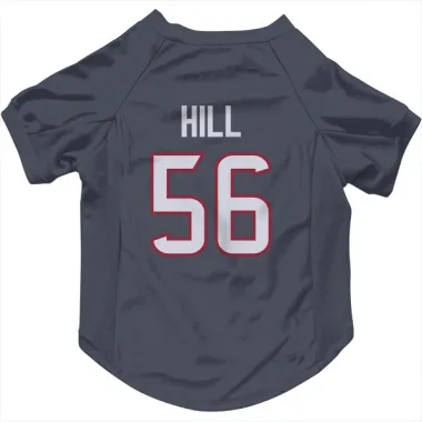 Navy Houston Texans Jamal Hill   Dog & Cat Pet Jersey