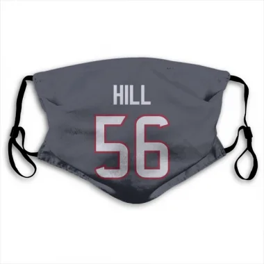 Navy Houston Texans Jamal Hill   Face Mask