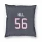 Navy Houston Texans Jamal Hill   Pillow Cover (18 X 18)