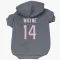 Navy Houston Texans Jared Wayne   Dog & Cat Pet Hoodie