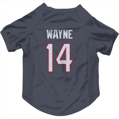 Navy Houston Texans Jared Wayne   Dog & Cat Pet Jersey