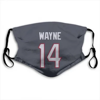 Navy Houston Texans Jared Wayne   Face Mask