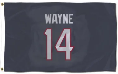 Navy Houston Texans Jared Wayne   Flag (3 X 5)