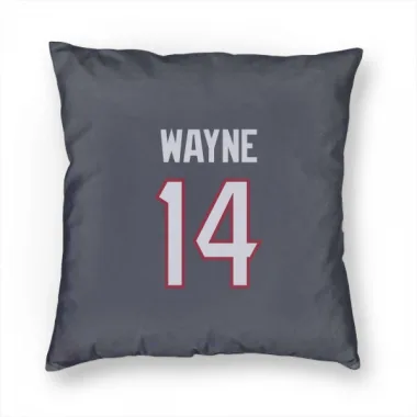 Navy Houston Texans Jared Wayne   Pillow Cover (18 X 18)