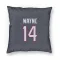 Navy Houston Texans Jared Wayne   Pillow Cover (18 X 18)