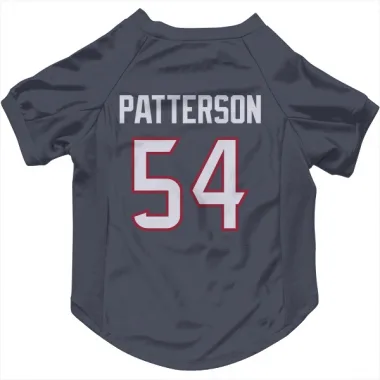 Navy Houston Texans Jarrett Patterson   Dog & Cat Pet Jersey