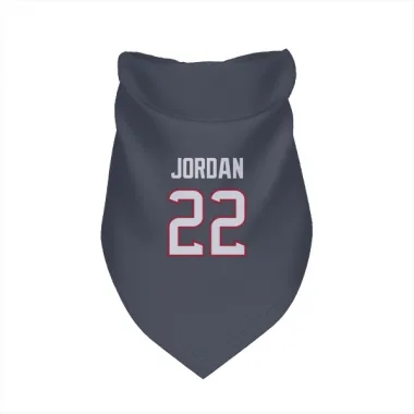 Navy Houston Texans Jawhar Jordan   Dog & Cat Pet Bandana