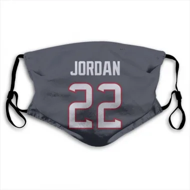 Navy Houston Texans Jawhar Jordan   Face Mask