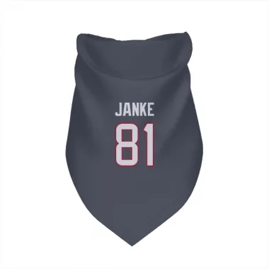 Navy Houston Texans Jaxon Janke   Dog & Cat Pet Bandana