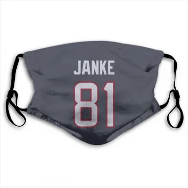 Navy Houston Texans Jaxon Janke   Face Mask