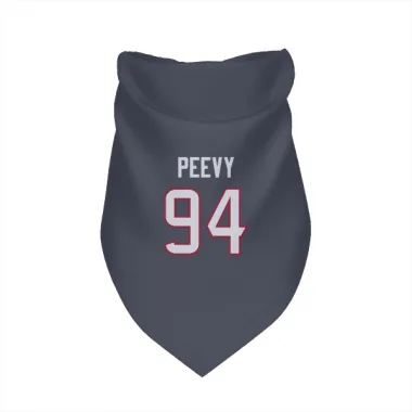 Navy Houston Texans Jayden Peevy   Dog & Cat Pet Bandana