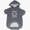 Navy Houston Texans Jerry Hughes   Dog & Cat Pet Hoodie