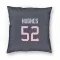 Navy Houston Texans Jerry Hughes   Pillow Cover (18 X 18)