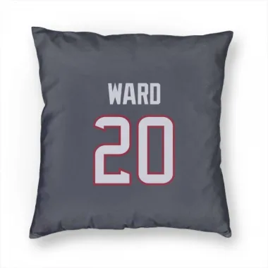 Navy Houston Texans Jimmie Ward   Pillow Cover (18 X 18)