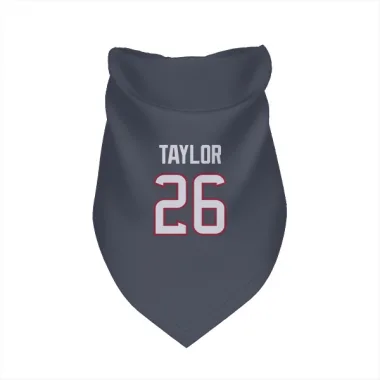 Navy Houston Texans J.J. Taylor   Dog & Cat Pet Bandana