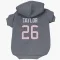 Navy Houston Texans J.J. Taylor   Dog & Cat Pet Hoodie