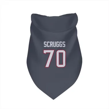 Navy Houston Texans Juice Scruggs   Dog & Cat Pet Bandana