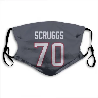 Navy Houston Texans Juice Scruggs   Face Mask