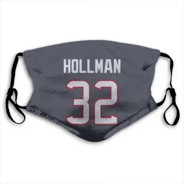 Navy Houston Texans Ka'dar Hollman   Face Mask