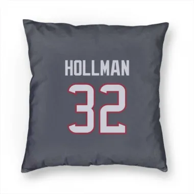 Navy Houston Texans Ka'dar Hollman   Pillow Cover (18 X 18)