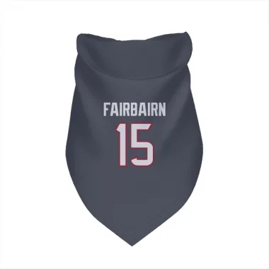 Navy Houston Texans Ka'imi Fairbairn   Dog & Cat Pet Bandana