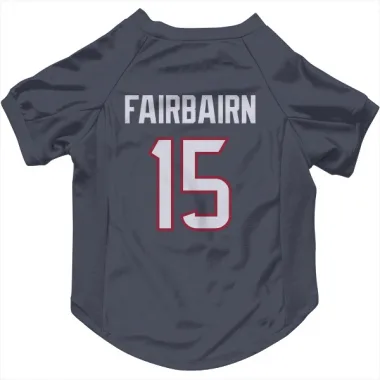 Navy Houston Texans Ka'imi Fairbairn   Dog & Cat Pet Jersey