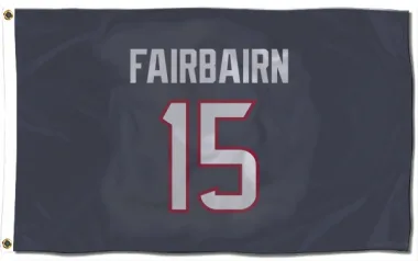 Navy Houston Texans Ka'imi Fairbairn   Flag (3 X 5)