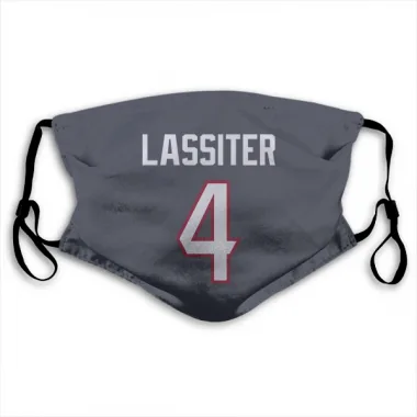 Navy Houston Texans Kamari Lassiter   Face Mask