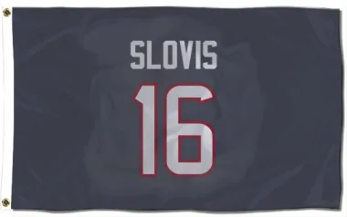 Navy Houston Texans Kedon Slovis   Flag (3 X 5)